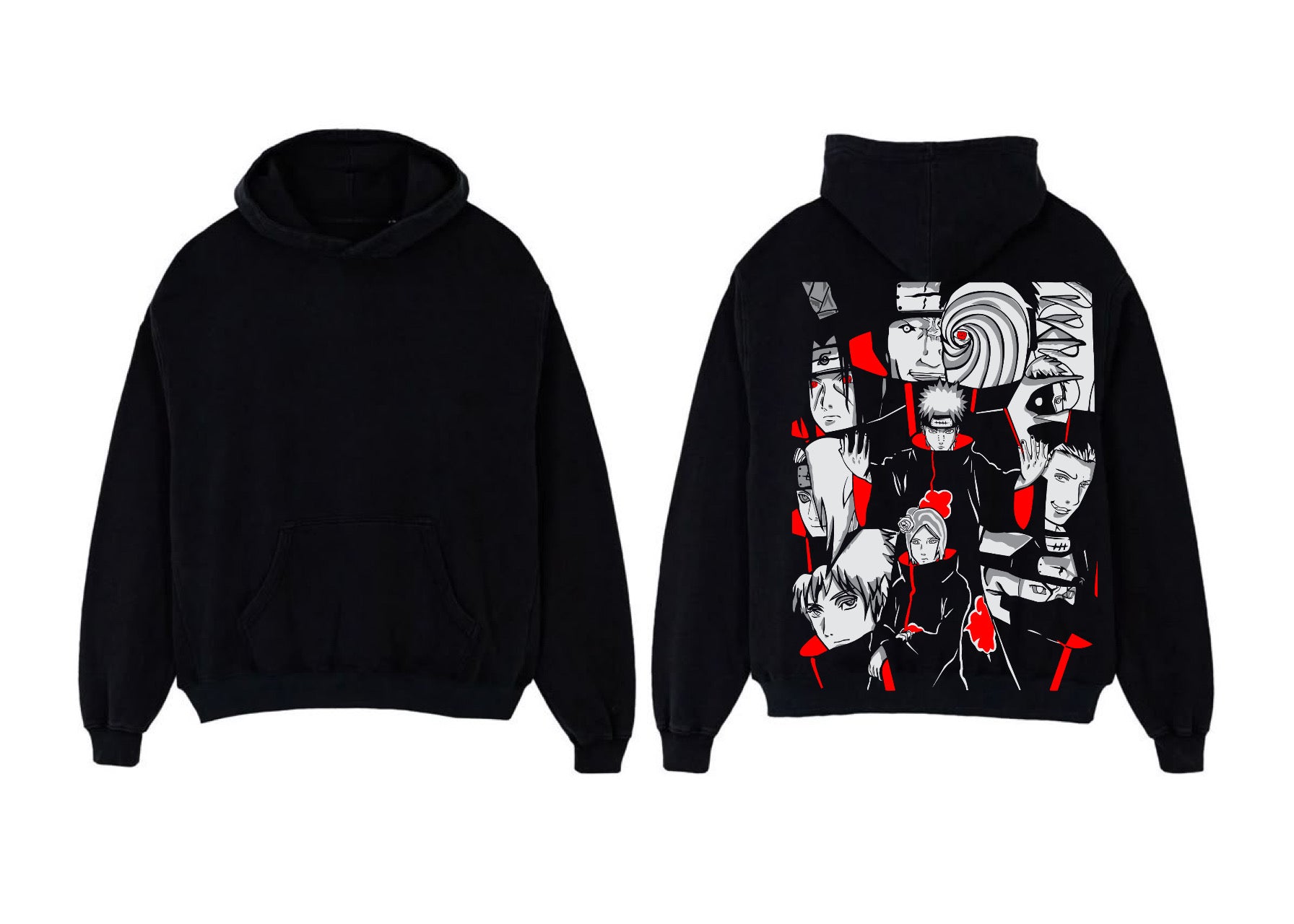 black akatsuki hoodie