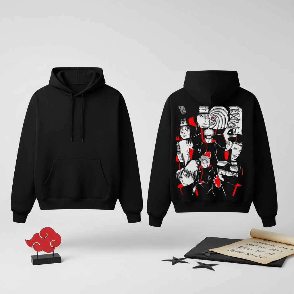 black akatsuki hoodie
