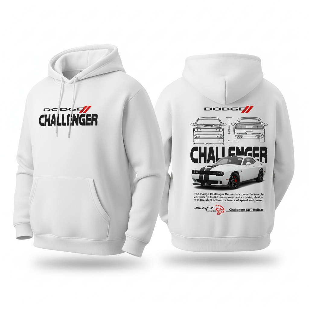 dodge challenger hellcat hoodie