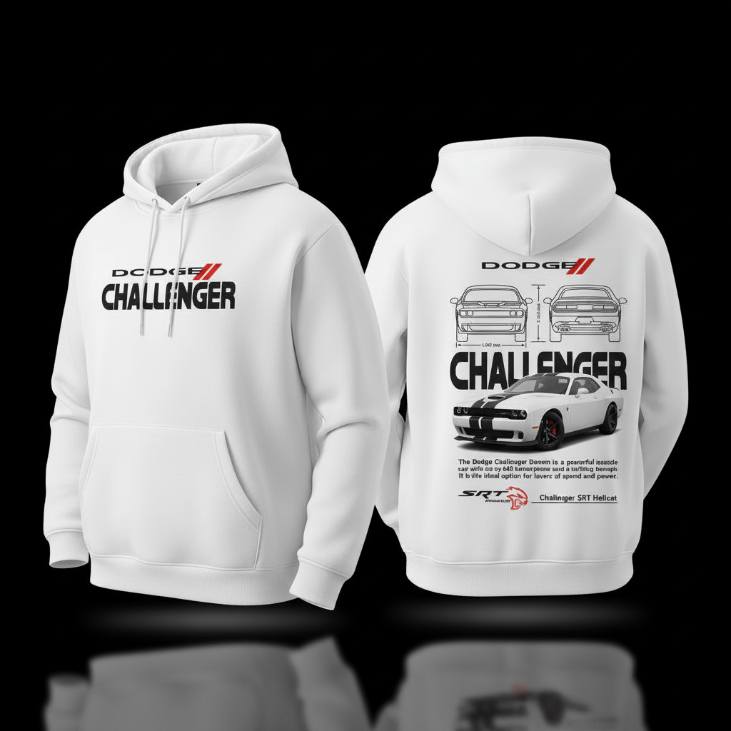 dodge challenger hellcat hoodie
