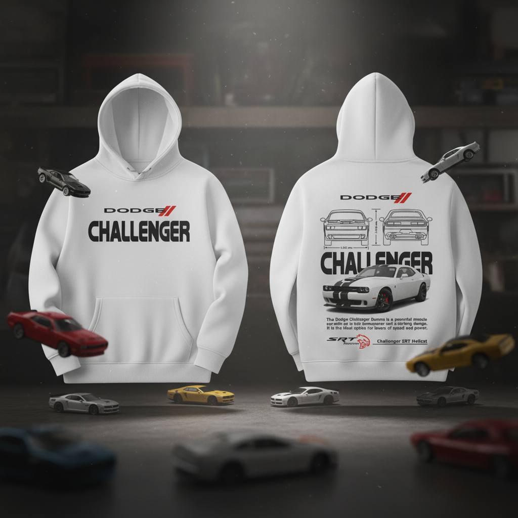 dodge challenger hellcat hoodie