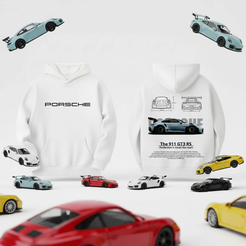 porche 911 gt3 rs hoodie